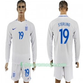 Engleska Dres Sterling 19 Domaći Svjetsko prvenstvo 2018 Dugim Rukavima